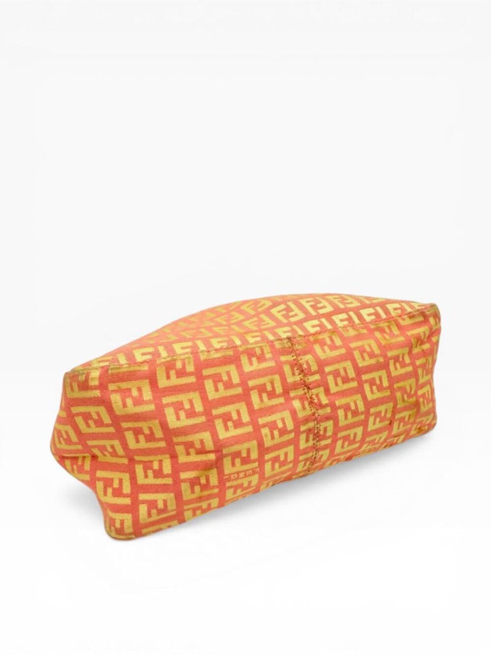 Fendi Zucca Zuccino Pink Canvas Pochette Shoulder Bag - Picture 3 of 15